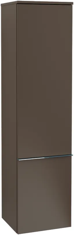 Villeroy & Boch Hochschrank Venticello 01 404x1546x372mm 1 Tür A:li Glossy Grey