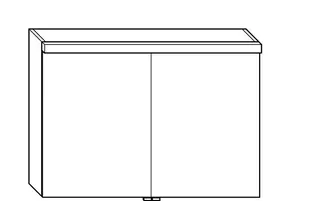 sanibel-Spiegelschrank 1.1 SPFP 090 900mm breit Basaltgrau Matt – Bild 2