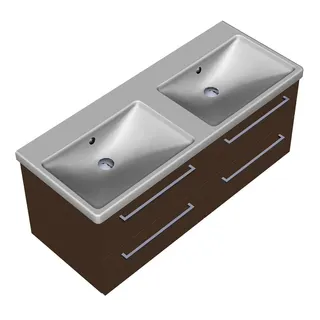 sanibel-Keramik-Doppel-WT-Element 1.1 SFBQ.123 1230mm breit Basaltgrau Matt