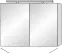 SA Melamin-SPS MILLA Reflection (SD144) 750x1000x149 Weiß-Glanz – Bild 2