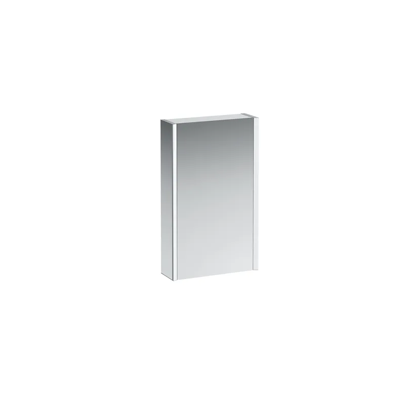 Laufen SPS Frame25 LED-Bel.verti. Sensor-Sch Amb-licht 750x450 1 T. Scharn.li versp.