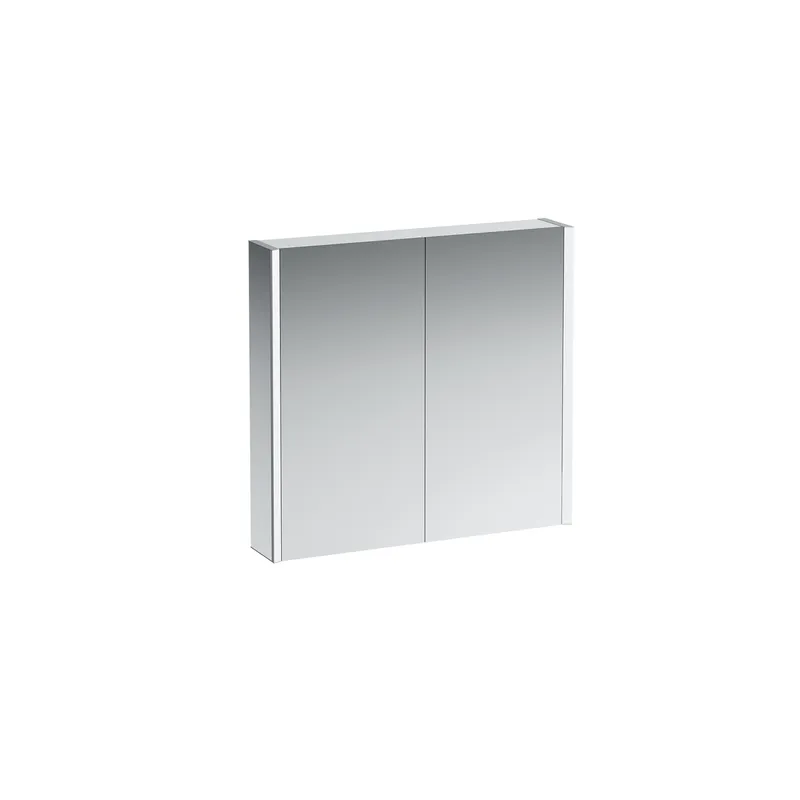 Laufen SPS Frame25 LED-Bel.verti. Sensor-Sch Steckd. 780x800x150 2 Türen weiß