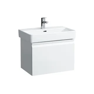 LF WTU PRO S 370x550x392 1 Schubl m.Griffmulde f.WT H818959 weiß matt