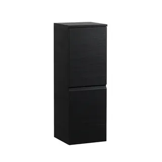 LF Halb-HS PRO 335x350x1000 1Tür Scharn. li 2 Ablg. m.Griffmulde wenge