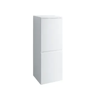 LF Halb-HS PRO 335x350x1000 1Tür Scharn.li 2 Ablg. m.Griffmulde we matt
