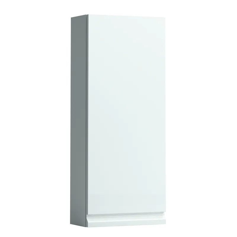 Laufen Kl. Hängeschr. PRO S 180x350x850 1Tür Scharn. links 2Ablg. m.Griffm. weiß glzd
