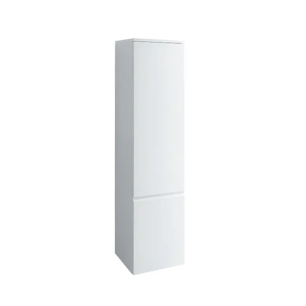 Laufen HS PRO 335x350x1650 1 Tür Scharn. links 4 Ablg. m.Griffmulde graphit