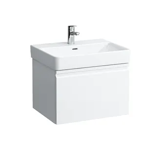 LF WTU PRO S 450x570x397 1 Schubl m.Griffmulde f.WT H810963 weiß matt