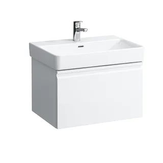 LF WTU PRO S 450x616x397 1 Schubl m.Griffmulde f.WT H810964 weiß matt