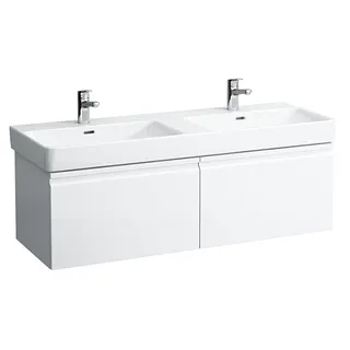 Laufen WTU PRO S 450x1258x397 2Schubl 2Innen Griffmulde f.WT H814968 weiß matt
