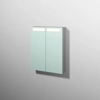 sanibel 5001 Spiegelschrank A16 SD51055 600x746x149mm Linde-Hell