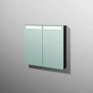 sanibel 5001 Spiegelschrank A16 SD51279 800x746x149mm Anthrazit-Glanz
