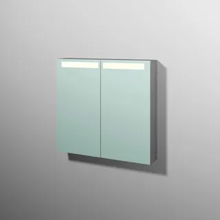 sanibel 5001 Spiegelschrank A16 SD51255 800x746x149mm Linde-Hell