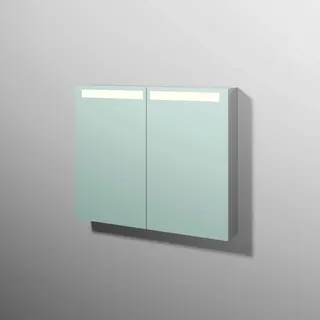 sanibel 5001 Spiegelschrank A16 SD51378 900x746x149mm Weiß-Glanz