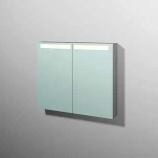 sanibel 5001 Spiegelschrank A16 SD51355 900x746x149mm Linde-Hell