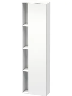 Duravit Hochschrank DuraStyle 240x500x1800mm 1 Tür, TA re., weiß matt/weiß matt – Bild 4