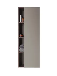Duravit Hochschrank DuraStyle 240x500x1800mm 1 Tür, TA re., basalt matt/basalt matt – Bild 2