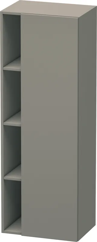 Duravit Hochschrank DuraStyle 360x500x1400mm 1 Tür, TA re., basalt matt/basalt matt