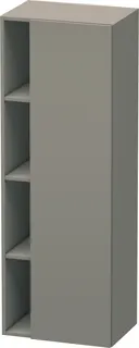 DU Hochschrank DuraStyle 360x500x1400mm 1 Tür, TA re., basalt matt/basalt matt