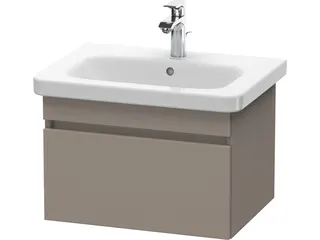 Duravit WTU wandh. DuraStyle 448x580x398mm 1 Ausz.,232065,basalt matt/basalt matt – Bild 2