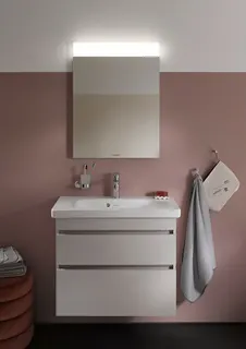 Duravit WTU wandh. DuraStyle 448x730x610mm 2 SchKa,232080,weiß matt/weiß matt – Bild 5