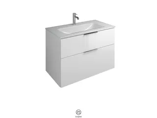 BB Glas-Waschtisch inkl. WTU (SEYX092) Eqio, 490x920x615 – Bild 2