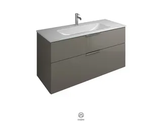 BB Glas-Waschtisch inkl. WTU (SEYX122) Eqio, 490x1220x615 – Bild 2