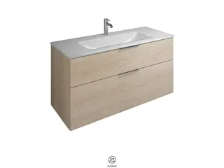 BB Glas-Waschtisch inkl. WTU (SEYX122) Eqio, 490x1220x615 – Bild 4