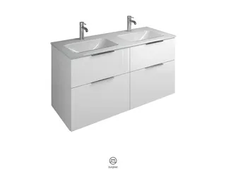 BB Glas-Waschtisch inkl. WTU (SEYY122) Eqio, 490x1220x615 – Bild 5