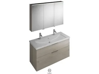 BB Badmöbelset (SFAO123), Breite 1230 mm Eqio, bestehend aus SPS, Keramik-Waschtisch, WTU – Bild 3