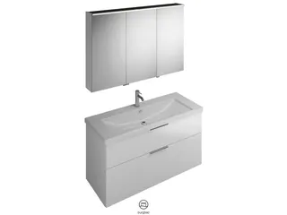 BB Badmöbelset (SFAN123), Breite 1230 mm Eqio, bestehend aus SPS, Keramik-Waschtisch, WTU – Bild 2