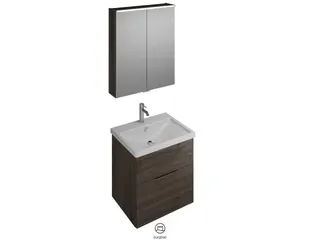 BB Badmöbelset (SFAN065), Breite 650 mm Eqio, bestehend aus SPS, Keramik-WT, WTU
