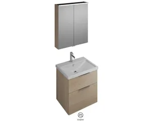 BB Badmöbelset (SFAN065), Breite 650 mm Eqio, bestehend aus SPS, Keramik-Waschtisch, WTU – Bild 3