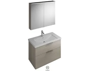 BB Badmöbelset (SFAN093), Breite 930 mm Eqio, bestehend aus SPS, Keramik-WT, WTU