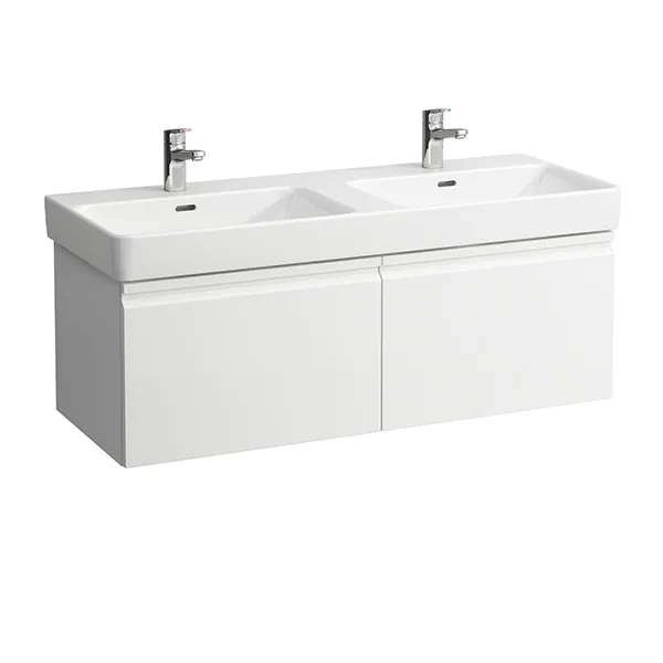 Laufen WTU PRO S 450x1159x397 2 Schubl m.Griffmulde f.WT H814966 weiß glzd