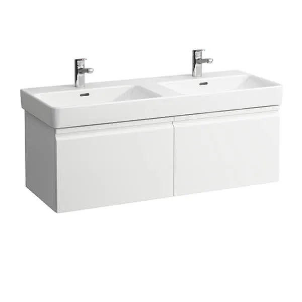 Laufen WTU PRO S 450x1159x397 2Schubl 2Innen Griffmulde f.WT H814966 weiß glzd