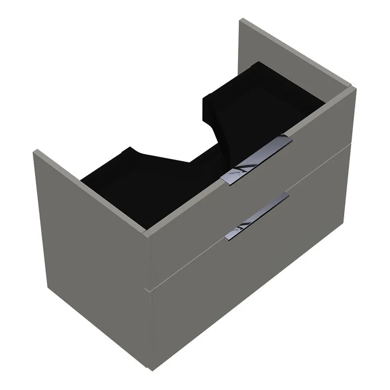 sanibel-Waschtisch-Unterbau 2.0 FLEX WVKS077 770mm breit Schubl/Auszug Weiß Glänzend