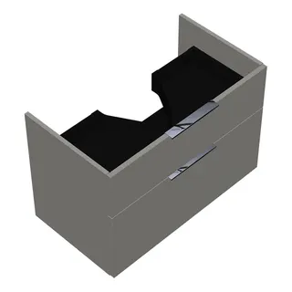 sanibel-Waschtisch-Unterbau 2.0 FLEX WVKS077 770mm breit Schubl/Auszug Weiß Glänzend