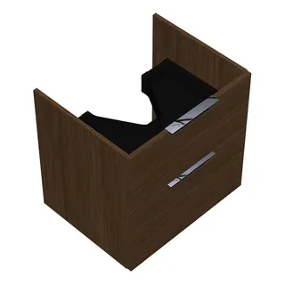 sanibel-Waschtisch-Unterbau 2.0 FLEX WVKT060 600mm breit Schubl/Auszug Eiche Cashmere
