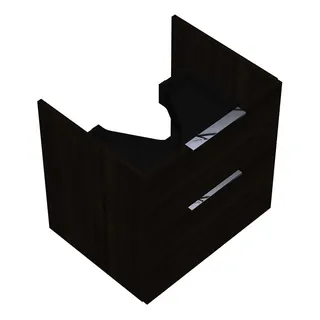 sanibel-Waschtisch-Unterbau 2.0 FLEX WVKT060 600mm breit Schubl/Auszug Marone Trüffel