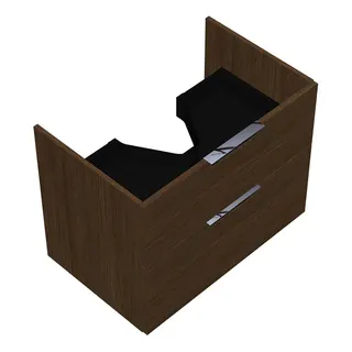 sanibel-Waschtisch-Unterbau 2.0 FLEX WVKT075 750mm breit Schubl/Auszug Eiche Cashmere