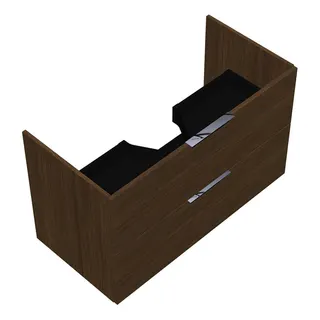 sanibel-Waschtisch-Unterbau 2.0 FLEX WVLB100 1000mm breit Schubl/Auszug EicheCashmere