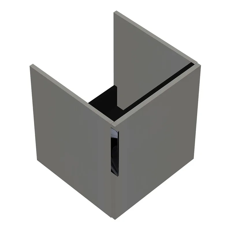 sanibel-Waschtisch-Unterbau 2.0 FLEX WVLC045R 450mm breit Tür rechts Weiß Glänzend