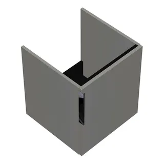 sanibel-Waschtisch-Unterbau 2.0 FLEX WVLC045R 450mm breit Tür rechts Weiß Glänzend