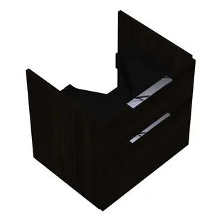 sanibel-Waschtisch-Unterbau 2.0 FLEX WVLD055 550mm breit Schubl/Auszug Marone Trüffel