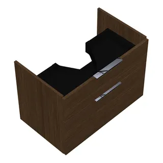 sanibel-Waschtisch-Unterbau 2.0 FLEX WVLD075 750mm breit Schubl/Auszug Eiche Cashmere