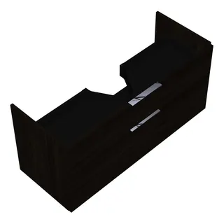 sanibel-Waschtisch-Unterbau 2.0 FLEX WVLD115 1150mm breit Schubl/Auszug MaroneTrüffel