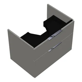 sanibel-Waschtisch-Unterbau 2.0 FLEX WVLE070 700mm breit Schubl/Auszug Weiß Glänzend
