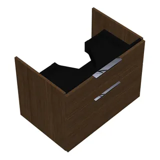 sanibel-Waschtisch-Unterbau 2.0 FLEX WVLE070 700mm breit Schubl/Auszug Eiche Cashmere