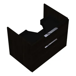 sanibel-Waschtisch-Unterbau 2.0 FLEX WVLE070 700mm breit Schubl/Auszug Marone Trüffel
